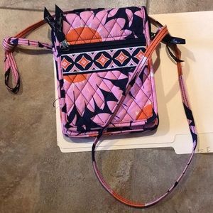 Vintage Vera Bradley Loves Me. crossbody pink/blue